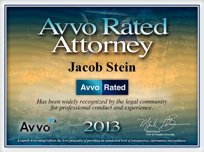 Jacob Stein: Avvo Rated Attorney